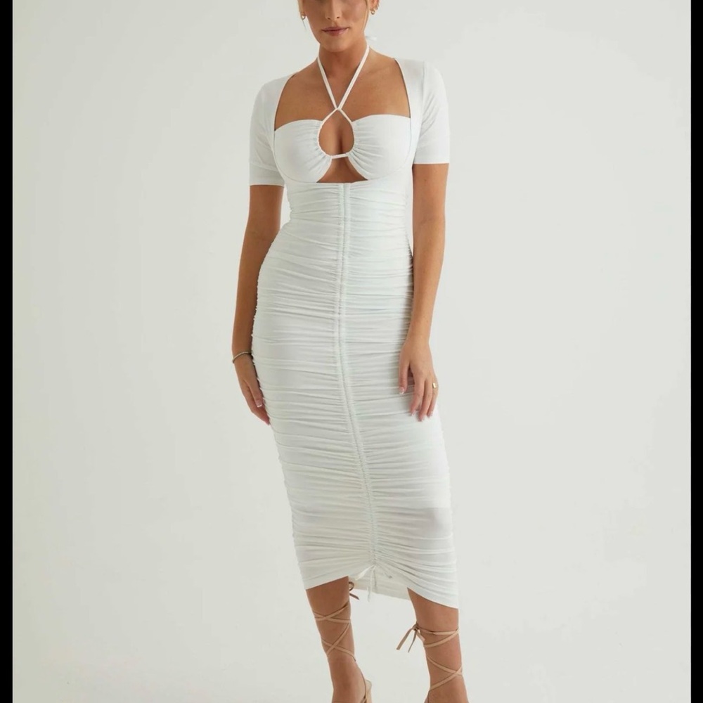 Alana Eve Kaley Dress – White, Size Medium – New With Tags Size M